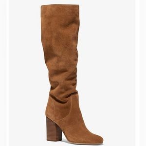 Michael Kors Leigh Suede Boots Shoes Size 8